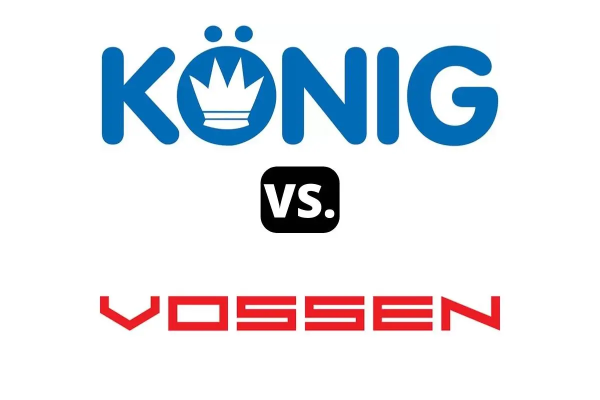Konig vs Vossen wheels